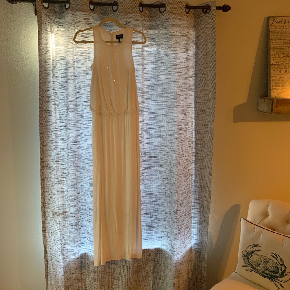 Laundry by Shelli Segal White Sequin Dress w/tags!